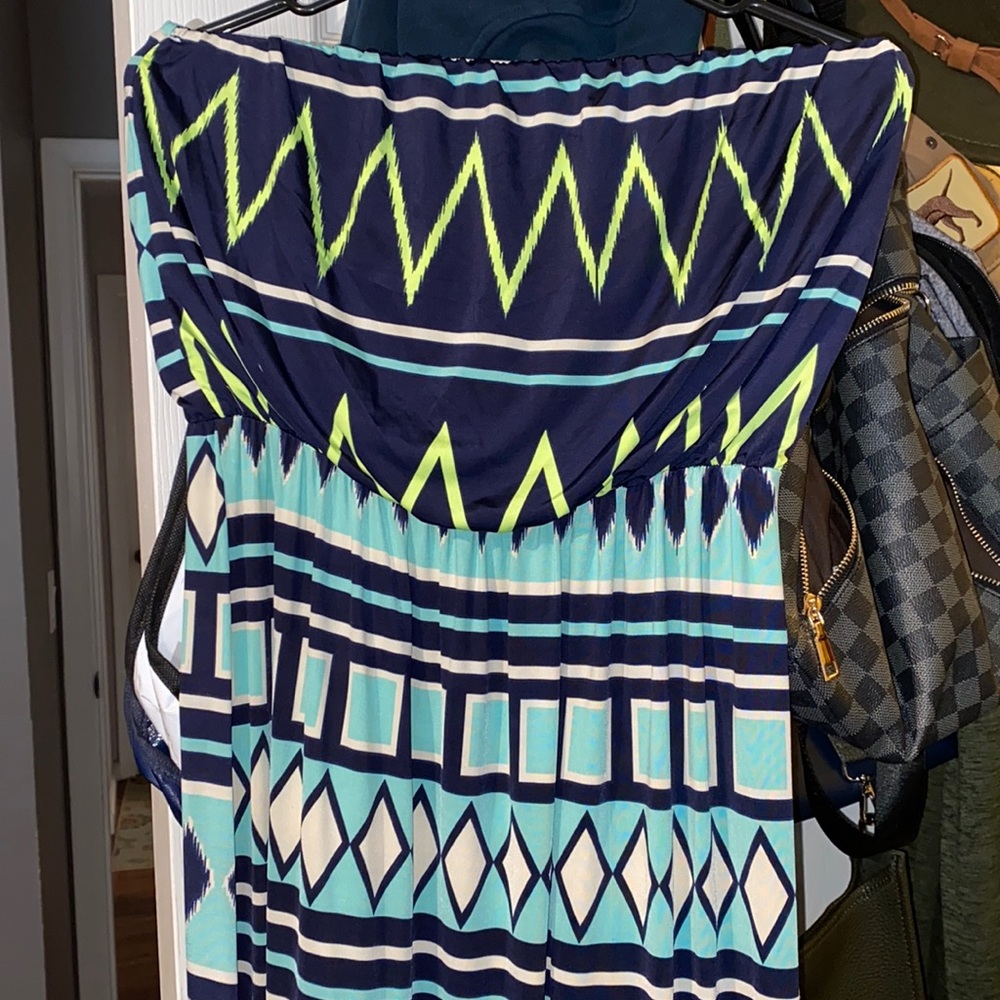 Maxi dress Indian print